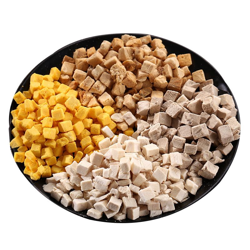 320g/11.2ozPamily Freeze Dried Cube Pet Treats Mixed Flavor for Cats & Dogs